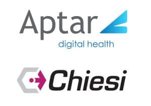 Chiesi and Aptar Digital Health logos