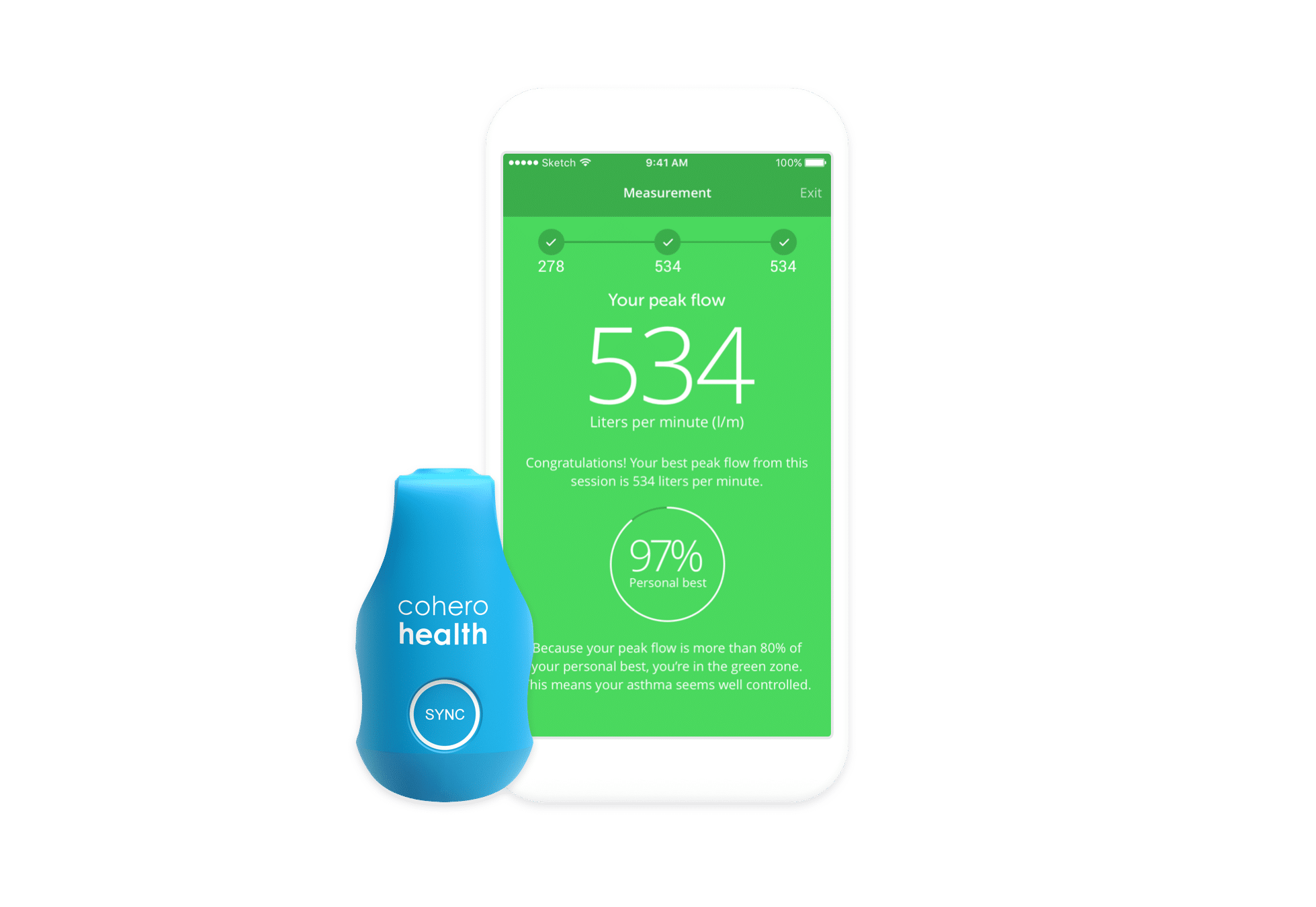 aptar digital health respiratory connected device and mobile app