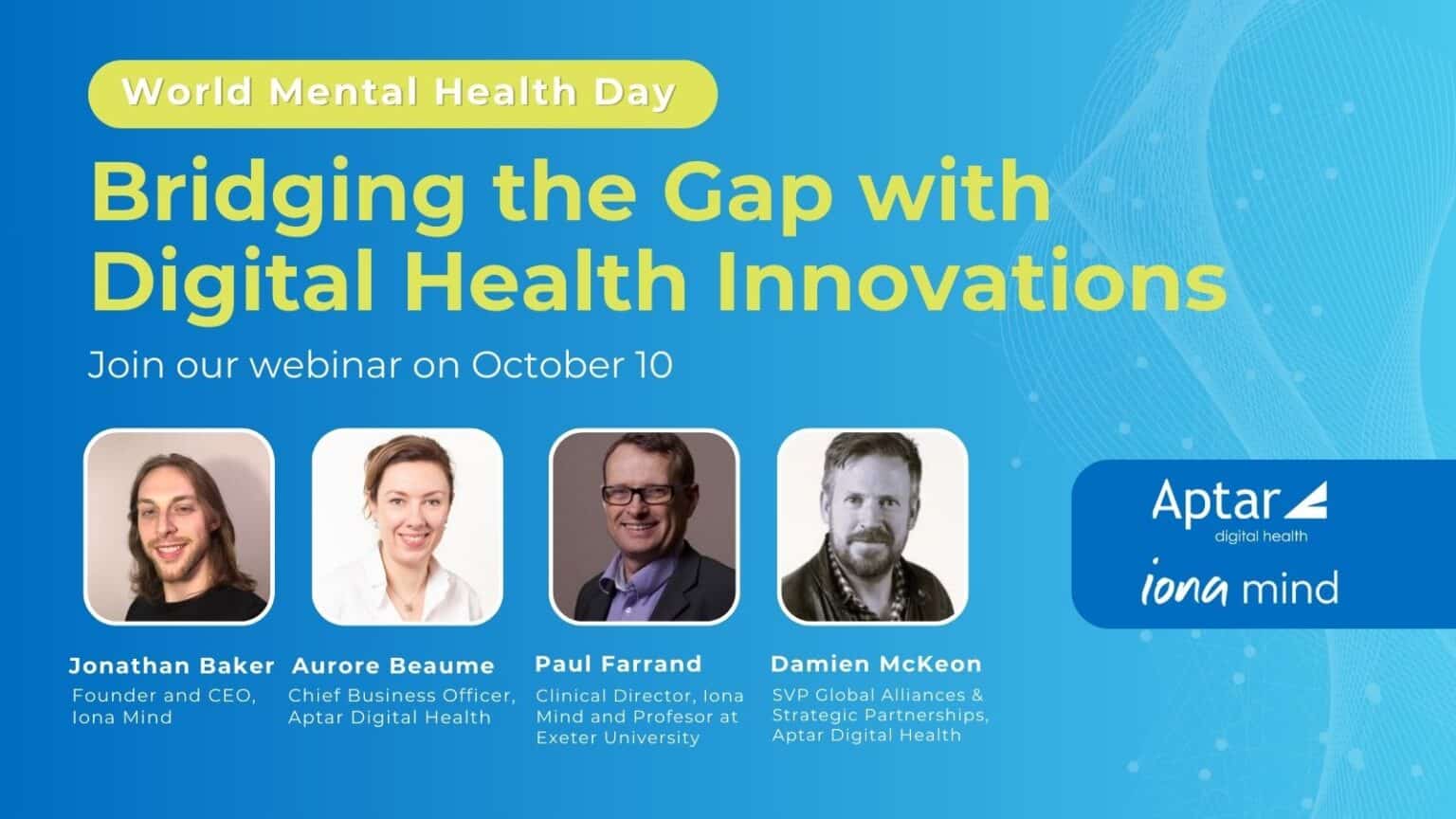 Webinar : World Mental Health Day - Bridging the Gap with Digital ...