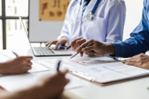 a table of doctors and experts